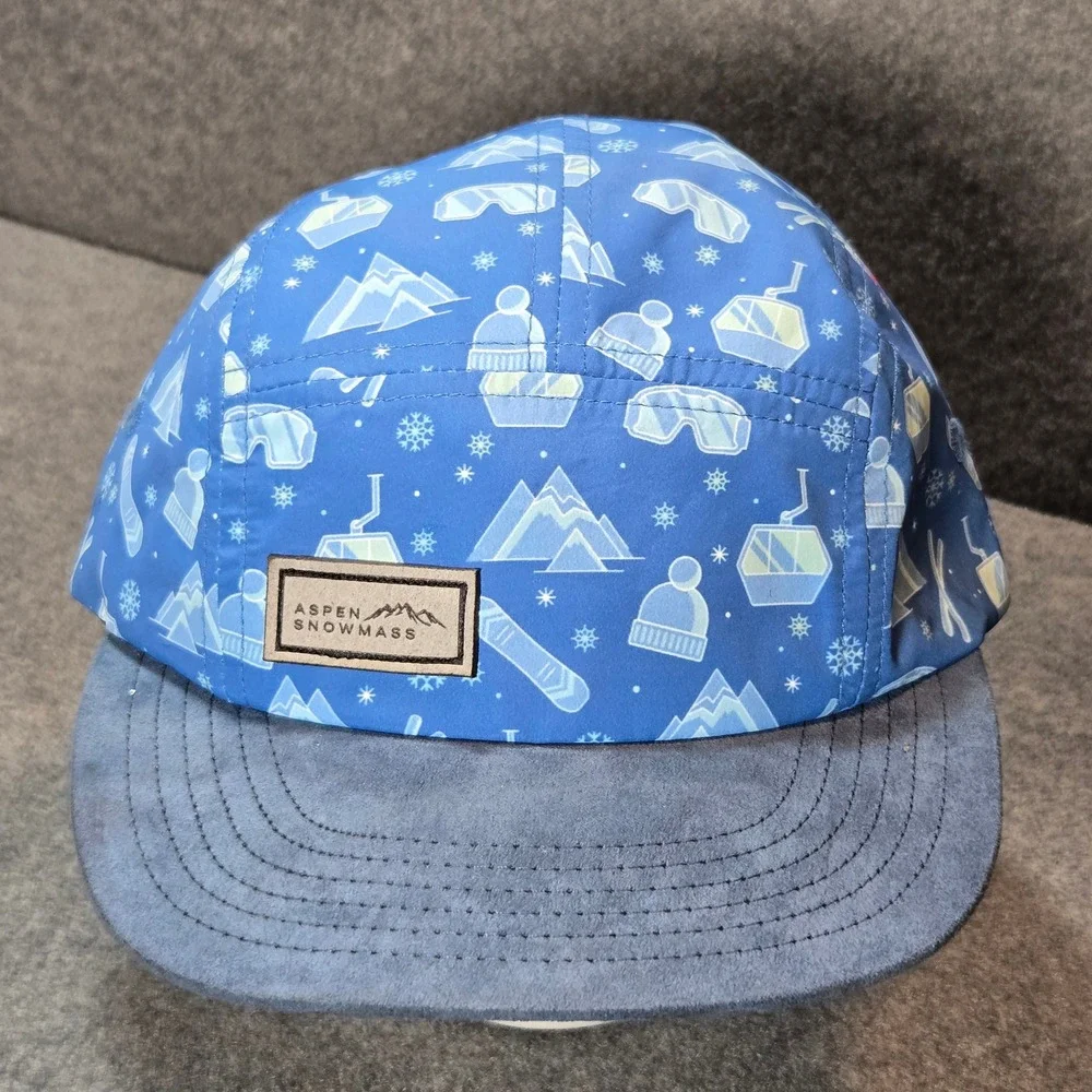 Jack and Sage Aspen Snowmass Lil' Prince of Apres Youth 5-Panel Camper Hat Blue